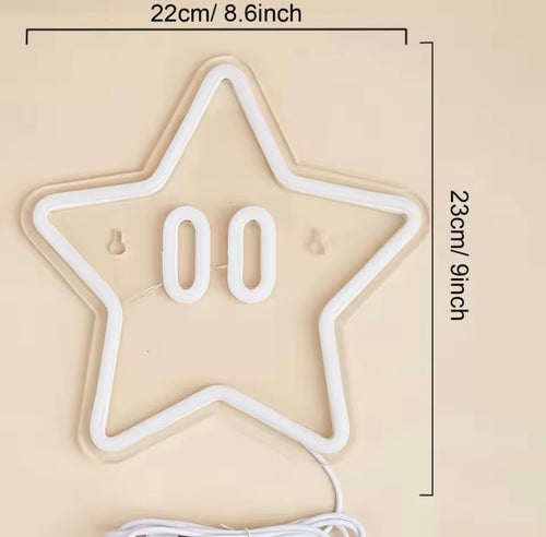 Star Shape Led Neon Sign