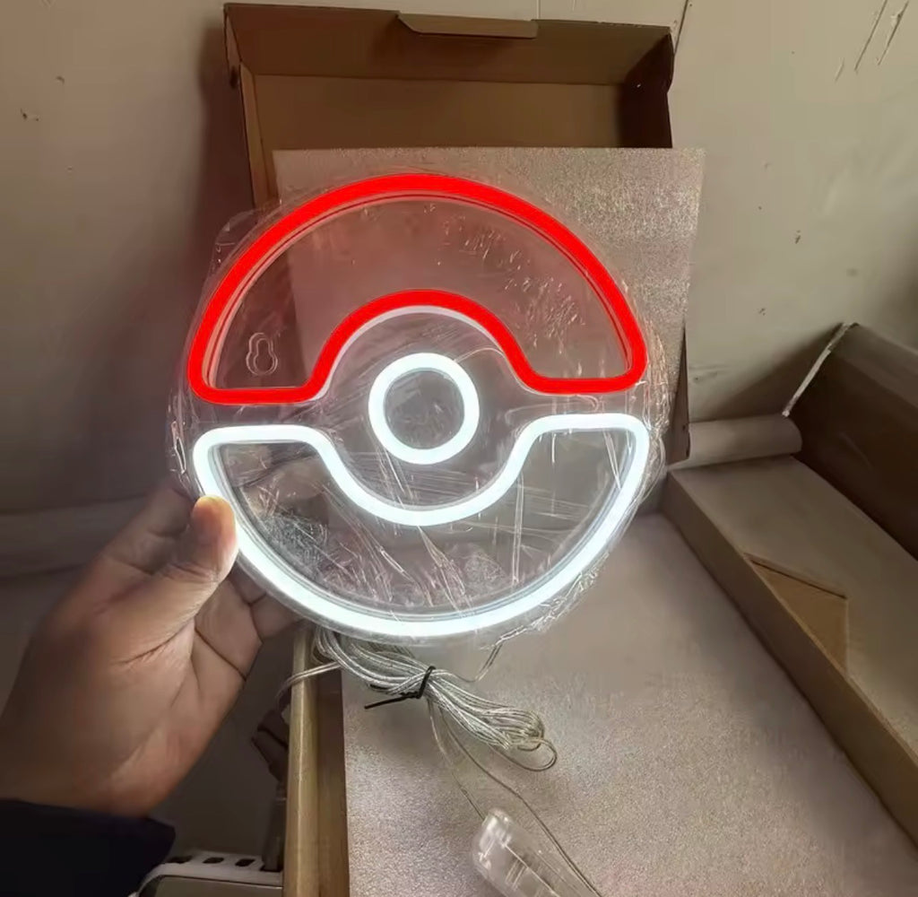 Poke Ball Neon Sign
