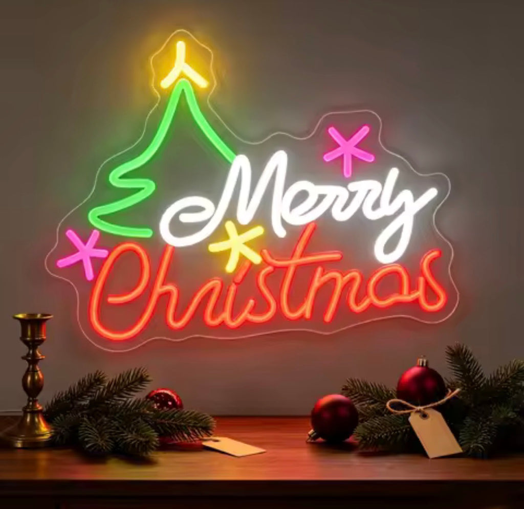 Merry Christmas Neon Sign