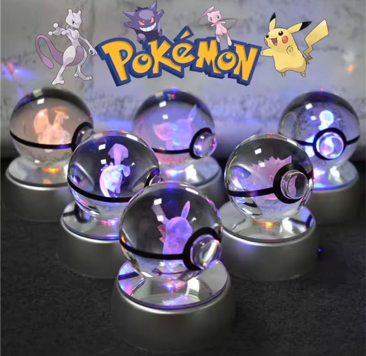 Pokemon Crystal Ball Light