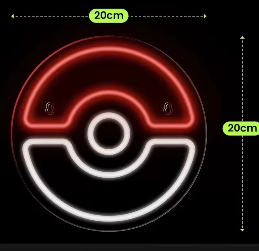 Poke Ball Neon Sign